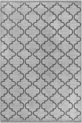 Produktbild von Orientalisches geometrisches Muster, Stoffimitat – Vinylteppich – 140x210 cm – Indoor Teppich – Flur – Pflegeleicht – Modern