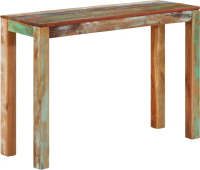 Image de vidaXL Table console 110x35x76 cm Vieux bois massif - Tables d'appoint