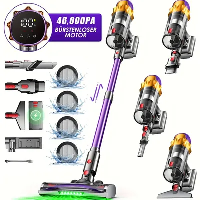 Immagine prodotto di Aspirapolvere senza fili - Aspirapolvere a batteria - Aspirapolvere portatile - Aspirapolvere a bastone