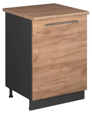 Zdjęcie produktu dla Szafka pod zlew Vicco Fame-Line Dąb goldkraft/Antracyt 60 cm, Model 63425