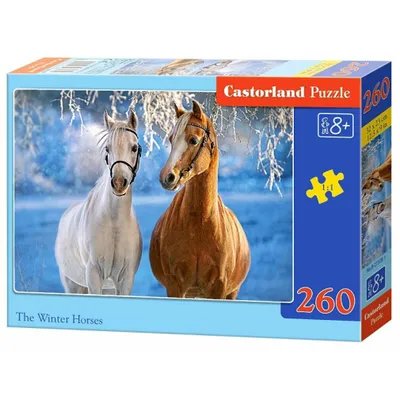 Obrázek produktu pro Castorland The Winter Horses 260 pcs, 260 kusů, Zvířata, 8 rok/roky