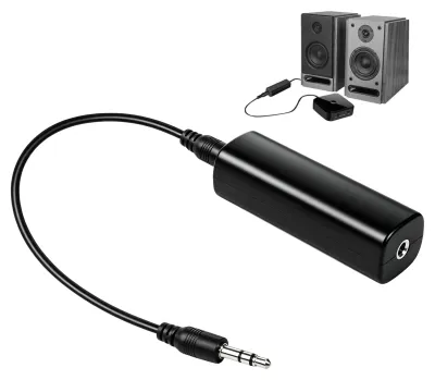 Ground-Loop-Noise-Isolator 3,5 mm – Audio-Rauschfilter für Auto