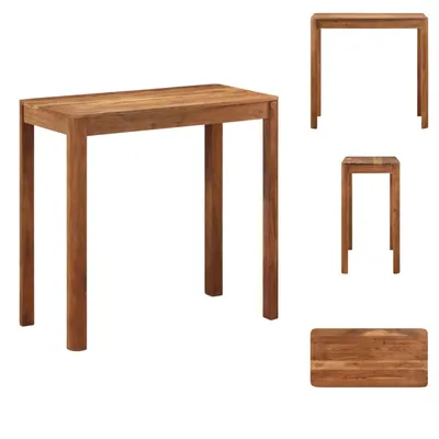 Zdjęcie produktu dla vidaXL Stół barowy z litego drewna akacjowego w kolorze miodowym 110x55x106 cm - Stoły do jadalni