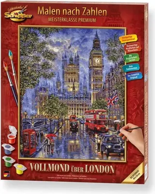Produktbild von Malen nach Zahlen - Vollmond über London