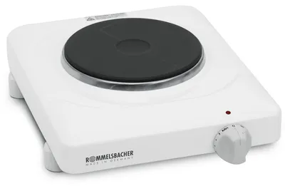Zdjęcie produktu dla Rommelsbacher THS 815, Biały, Blat, 24.5 cm, Płyta uszczelniona, Emaliowany, 1 stref(y)