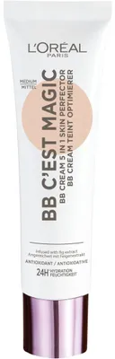 Imagen del producto de L'Oréal Paris BB Crème "C'est Magic" 04 Medium, 30 ml - Crema facial premium para una piel radiante