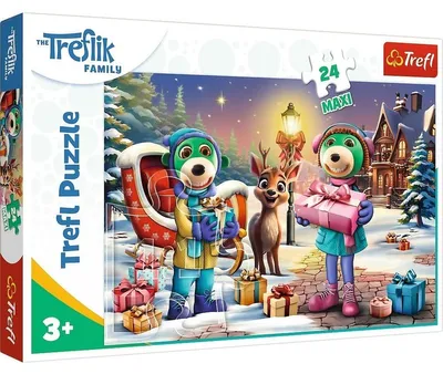 Immagine prodotto di Trefl Puzzle Maxi 24 Trefl Family Winter Time 14360