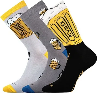 Produktbild von VOXX Pivoxx Mix II Socken – 3 Paar im Pack Gelb 47-50