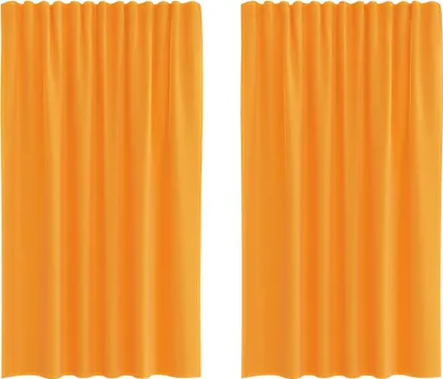 Image de Rideaux en voile à œillets 2 pcs orange