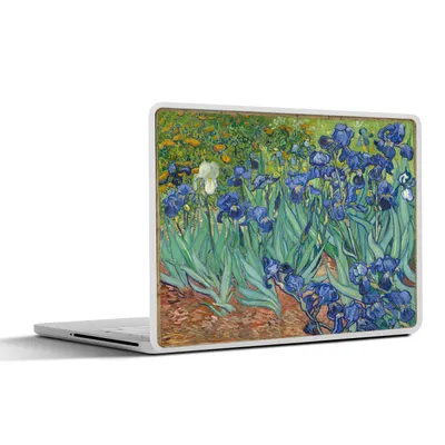 Produktbild von MuchoWow® Laptop Aufkleber Sticker Cover Schwertlilien - Vincent van Gogh 36.5x27.5 cm - Laptop-Sticker