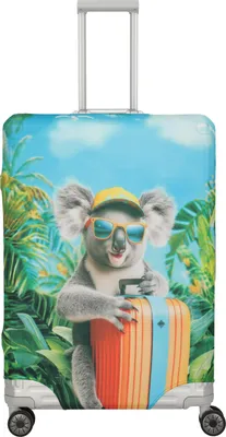 Zdjęcie produktu dla Etui ochronne na walizkę Travelite ACCESSOIRES, rozmiar L, wzór "Koala"