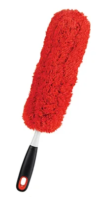 Produktbild von OXO Microfiber Hand Duster, Schwarz, Rot, Weiß, Mikrofaser, 25,4 mm