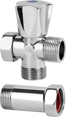 Immagine prodotto di Eckventil Con Chiusura A 3 Fori 3/4*3/4*3/4 - Drr.258.3/4