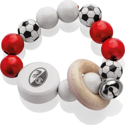 Produktbild von SC Freiburg Baby Greifling "Holz"