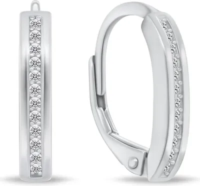 Immagine prodotto di Orecchini in argento senza tempo con zirconi LME264