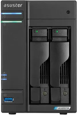 Obrázek produktu pro Asustor LOCKERSTOR 2 Gen2 (AS6702T), NAS, Desktop, Intel® Celeron®, N5105, 4 GB, DDR4