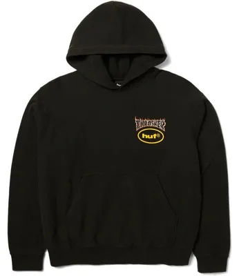 Immagine prodotto di Felpa con cappuccio HUF Meltdown Heavyweight - nera - M