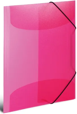 Produktbild von HERMA Sammelmappen DIN A4 pink transluzent, 3 St.