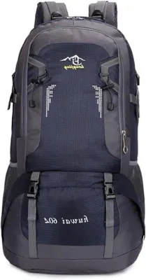 Productafbeelding van Wandelrugzak - Kampeerrugzak Dagrugzak - Buitenactiviteiten - Waterafstotend Nylon - 40 Liter - Marineblauw