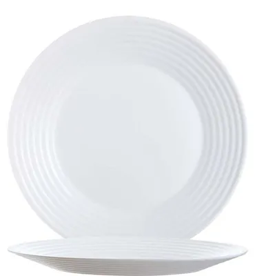 Produktbild von Stairo White Teller flach 25cm - 6 Stück