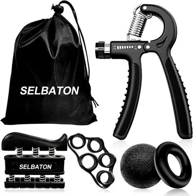 Produktbild von Famanu Handtrainer Set 5-teilig - Unterarm- und Fingertraining für Rehabilitation und Muskelaufbau