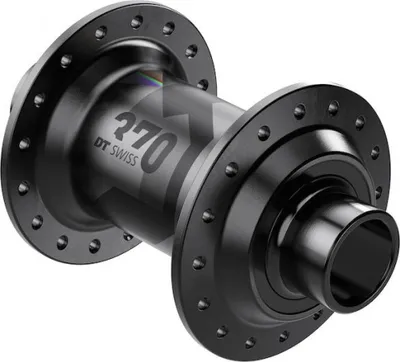 Image de Dt Swiss 370 Classic Dirtjump Non Disc Moyeu avant argent 32H / 20 x 110 mm argent 32H
