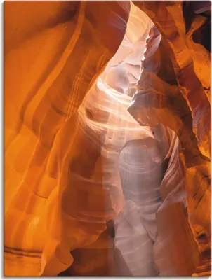 Produktbild von ARTland Leinwandbild Antelope Canyon Größe: 90x120 cm
