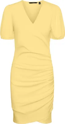 Zdjęcie produktu dla VERO MODA Bluzka Sukienka Tunika midi z krótkim rękawem do kolan w prążki VMELISA Rozmiar: S
