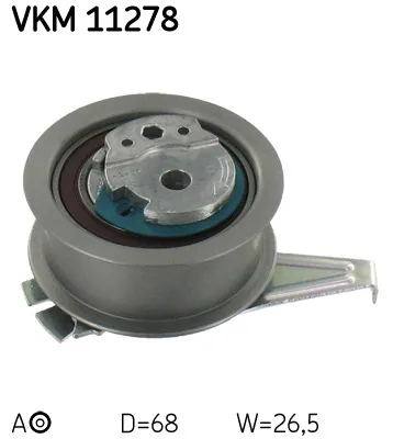 Produktbild von SKF VKM 11278 Spannrolle Zahnriemen für VW Golf VII Schrägheck (5G1, BQ1, BE1, BE2) Polo Schrägheck (6R1, 6C1) Passat Variant (3G5, CB5) für AUDI