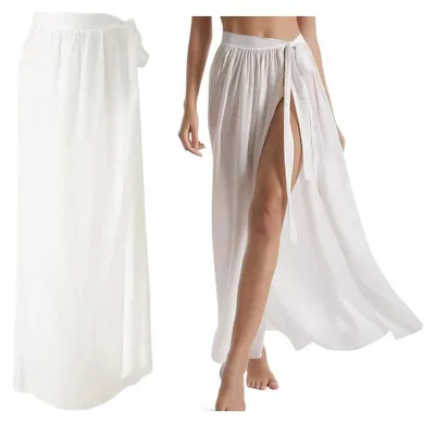 Produktbild von Strandtuch Eleganter Pareo - Multifunktional - Sarong - Strandrock - Sommerkleid - 100 x 96 cm - Sonnenbeständig