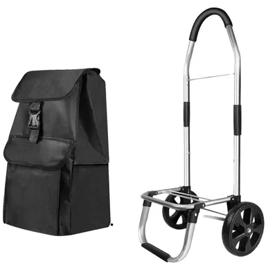Produktbild von Einkaufswagen, leichter Aluminiumrahmen, 40L wasserdichte Tasche, Einkaufswagen