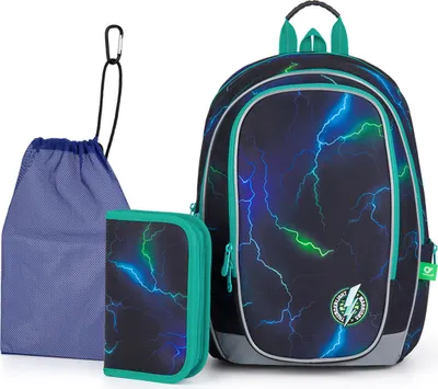 Produktbild von Schulrucksack-Set 3-tlg. MIRA 24019 SET MEDIUM