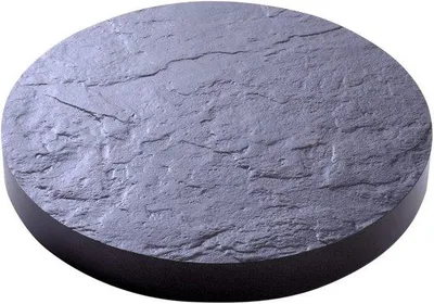Zdjęcie produktu dla Ceramiczny stojak na rośliny – średnica 30 cm – kolor łupkowy – szary