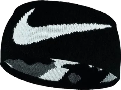 Zdjęcie produktu dla Nike Seamless Knit Headband N1003591-097, Opaski na głowę, Męskie, Czarny, Rozmiar: Jeden rozmiar