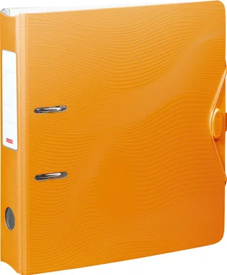 Produktbild von Brunnen WAVE - A4 - Q-Ring - Polypropylen (PP) - Orange - Strukturierte Oberfläche - 7 cm