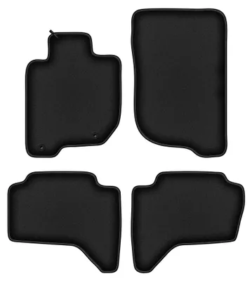 Immagine prodotto di Tappetini in moquette per Mitsubishi L200 IV 2006-2015 (pick-up) – set 4 pezzi, neri, su misura – Wielganizator DURBAN