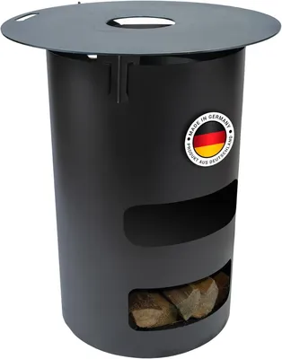 Produktbild von Komplettset - Multifunktionstonne mit Feuerplatte Basic 100cm 6mm #170