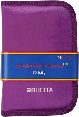 Produktbild von Rheita Schüleretui Premium, 60-teilig, sortiert, 4006335409149
