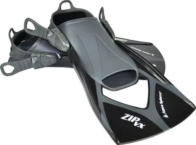Image de Aquasphere Ploutve plavecké ZIP FIN VX Aquasphere M černá/stříbrná
