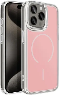 Produktbild von Avizar, MagSafe Hülle für iPhone 15 Pro Hybrid Verstärkte Schutzhülle, Rosa