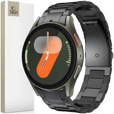 Produktbild von Tech-Protect Edelstahl Samsung Galaxy Watch 4 / 5 / 5 Pro / 6 / 7 / Fe Schwarz