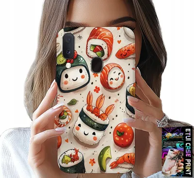 Produktbild von Fall Für Samsung Galaxy A20E - Süss Lächelnd Sushi Fall Fall