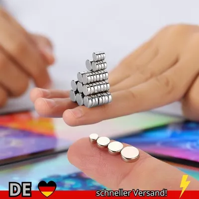 Produktbild von Winzige Magnete 4 Verschiedene Größen Kleine Mini-Kühlschrankmagnete