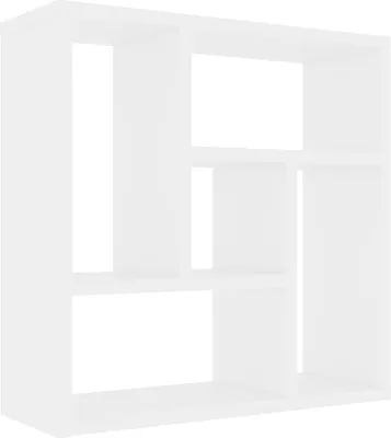 Produktbild von vidaXL Wandregal Weiß 45,1x16x45,1 cm Holzwerkstoff