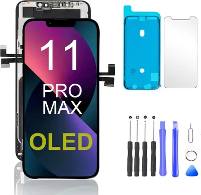 Produktbild von Für Apple iPhone 11 Pro Max 6.5 Zoll Display Full Hard OLED  Einheit Touch Ersatzteil Reparatur Schwarz Neu