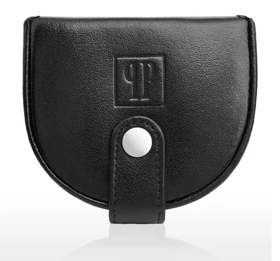 Produktbild von Paolo Peruzzi Echtes Leder Münzbörse Geldbörse Damen Herren Klein Portmonee Brieftasche Schwarz