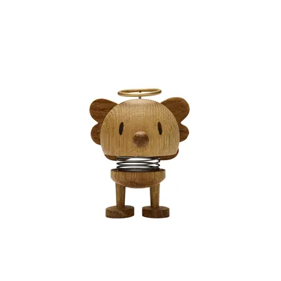 Produktbild von Hoptimist Dekofigur Angel Bumble S Oak, Engel, Wackelfigur, Eichenholz, Braun, 7.1 cm, 27176