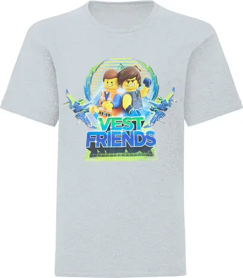 Image de Lego Movie 2 - T-shirt pour garçon NS5404 (128) (Gris)