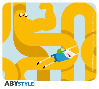 Productafbeelding van AVONTUURTIJD - Flexibele muismat - Finn en Jake