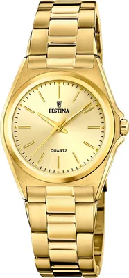 Produktbild von Festina Edelstahl Damen Uhr Armbanduhr gold Casual D2UF20557/3